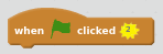 Start each puzzle with the block, When Green Flag is Clicked